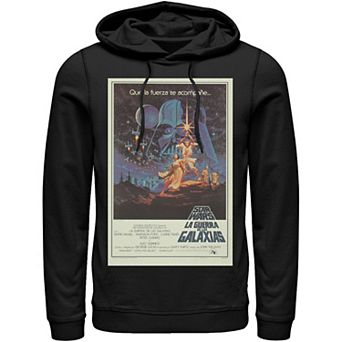 Men's Star Wars Vintage Movie Poster Portrait Hoodie