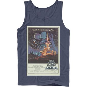 Men's Star Wars Vintage Movie Poster Portrait Tank Top