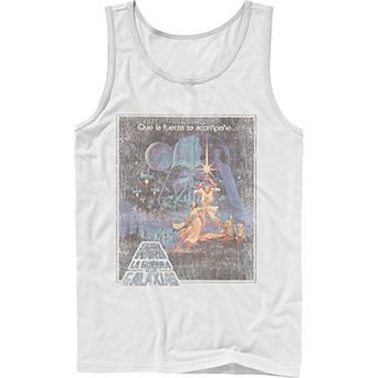 Men's Star Wars Faded VHS Cover Tank Top