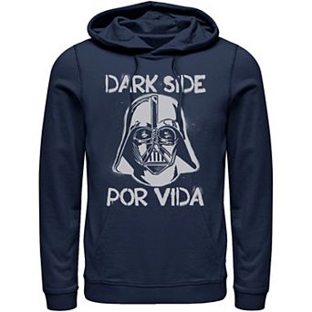 Men's Star Wars Darth Vader Dark Side Por Vida Stamp Hoodie