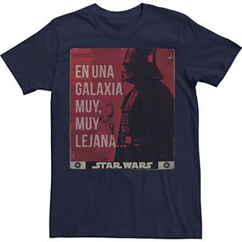 Men's Sar Wars En Una Galaxia Muy, Muy Lejana... Poster Tee