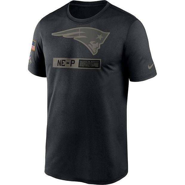 New England Patriots three quater sleeve salute to service tee shirt