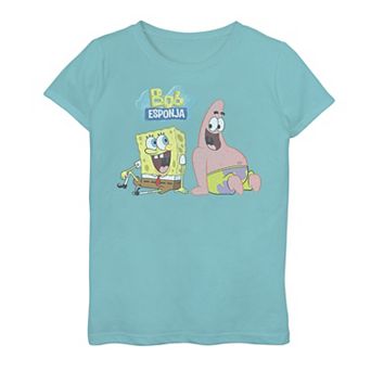 Girls' 7-16 Nickelodeon SpongeBob SquarePants Bob Esponja Patrick Vintage Pals Tee