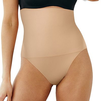 Women s Maidenform Firm Control Shapewear Tame Your Tummy High Waist Thong DMS707
