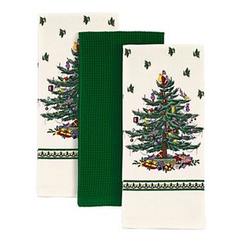 Spode Christmas Tree Kitchen Towel 3 pk
