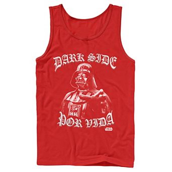 Men's Gonzales Darth Vader Dark Side Por Vida Portrait Tank Top