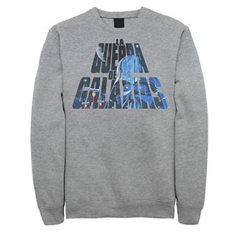 Men's Star Wars La Guerra De Las Galaxias Letter Fill Sweatshirt