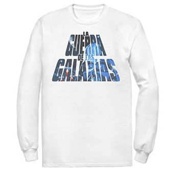 Men's Star Wars La Guerra De Las Galaxias Letter Fill Tee