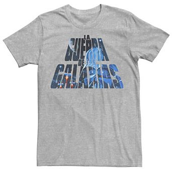 Men's Star Wars La Guerra De Las Galaxias Letter Fill Tee