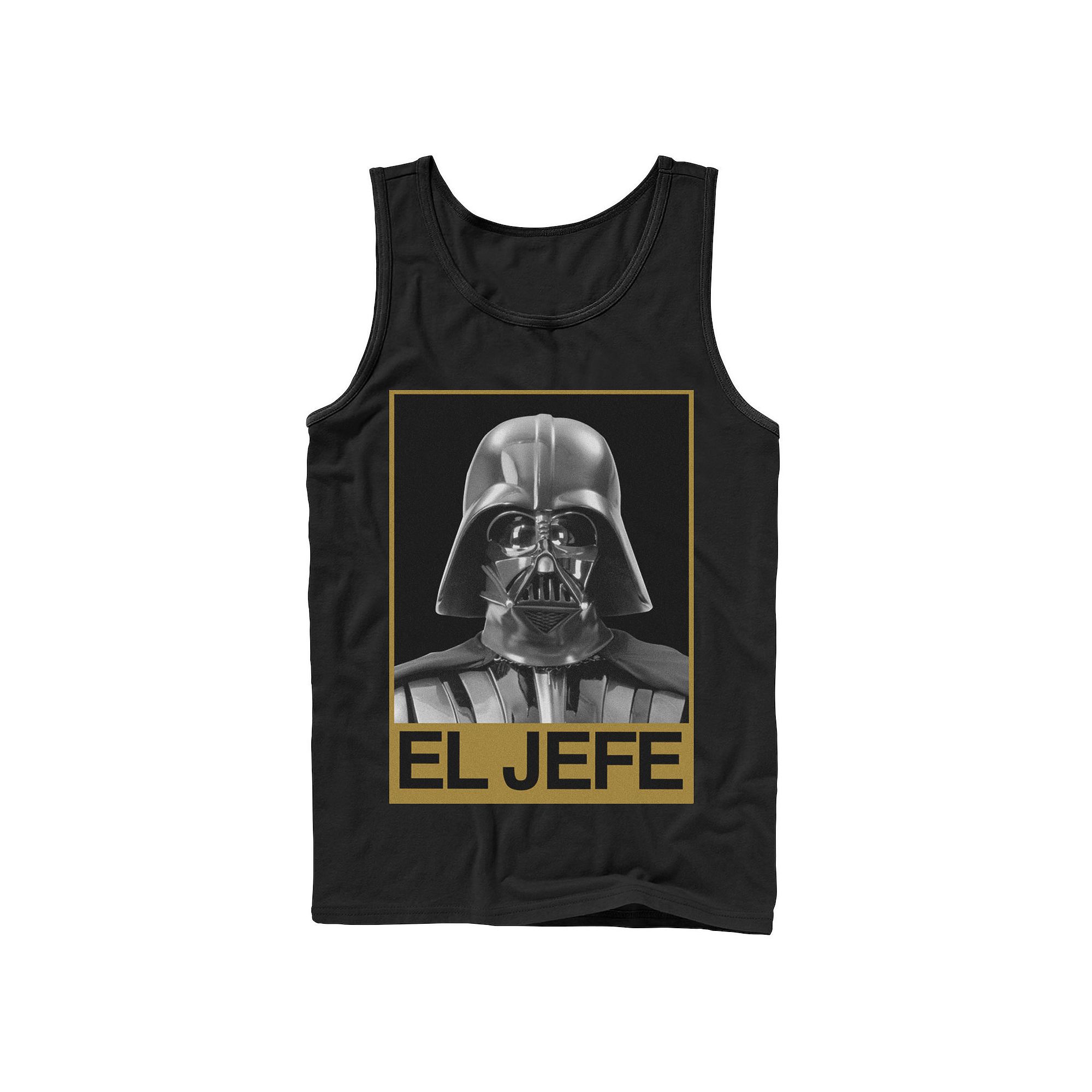 Mens Star Wars Darth Vader El Jefe Portrait Tank Top, Size: Large, Black