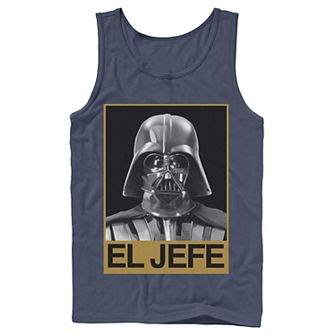 Men's Star Wars Darth Vader El Jefe Portrait Tank Top