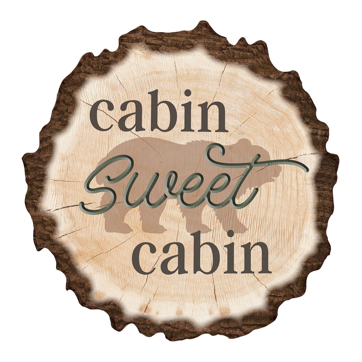 Cabin Sweet Cabin Bear Wall Decor   4626031