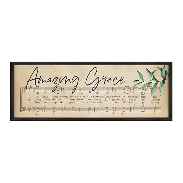 Amazing Grace Framed Wall Art