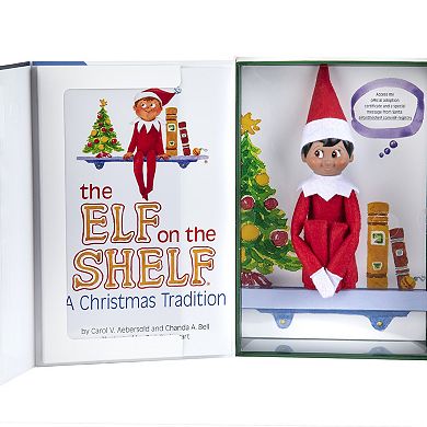 The Elf on the Shelf®: A Christmas Tradition Book & Brown-Eyed Boy ...