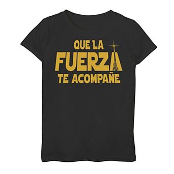 Girls' 7-16 Star Wars May The 'FUERZA' Force Be With You Tee