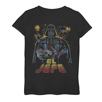 Girls' 7-16 Star Wars Darth Vader El Jefe "The Chief" Tee
