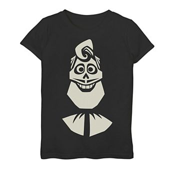 Disney / Pixar's Coco Ernesto Girls 7-16 Face Halloween Tee