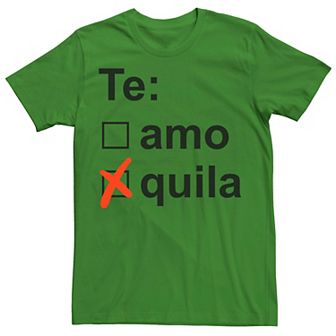 Men's Gonzales Tequilla Check List Tee