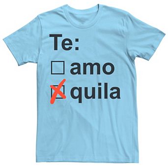Men's Gonzales Tequilla Check List Tee
