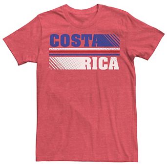 Men's Gonzales Costa Rica Colorful Word Stack Tee