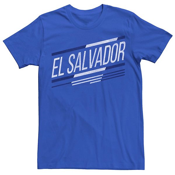 Men's Gonzales El Slavador Slanted Stripe Logo Tee