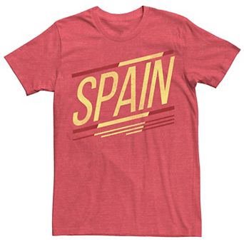 Men's Gonzales Spain Slanted Stripe Logo Tee