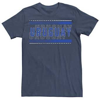Men's Gonzales Uraguay Text Overlay Tee
