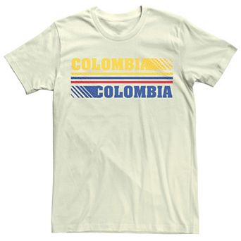Men's Gonzales Colombia Colorful Word Stack Tee