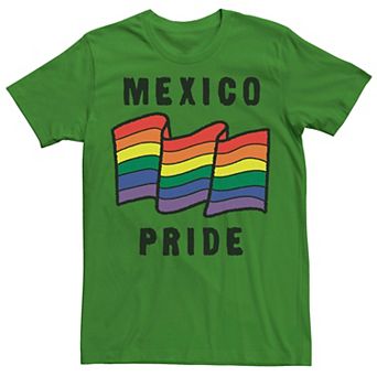 Men's Gonzales Mexico Pride Sketched Flag Tee