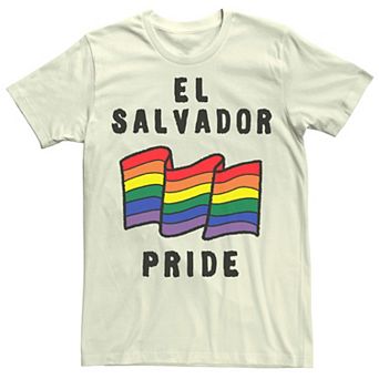 Men's Gonzales El Slavador Pride Sketched Flag Tee