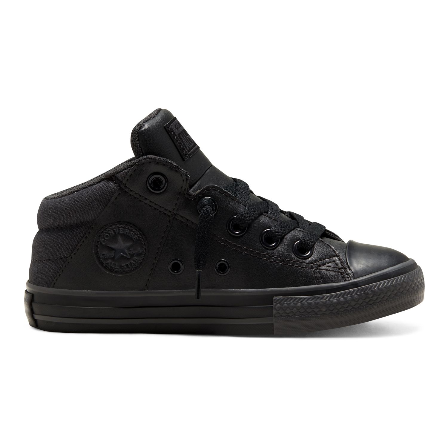 boys black converse