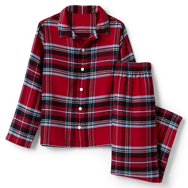 Boys 4 16 Lands End Flannel Pajama Set