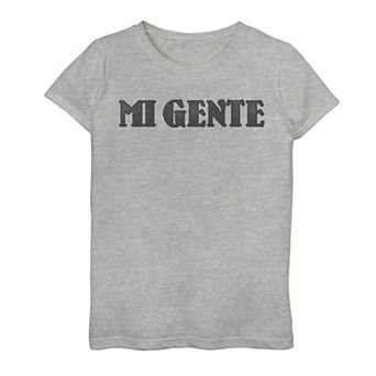 Girl's Gonzales Mi Gente Simple Text Tee