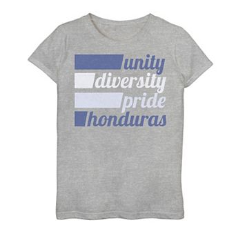 Girls' 7-16 Gonzales Honduras Unity Text Tee