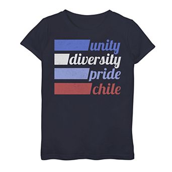 Girls' 7-16 Gonzales Chile Unity Text Tee