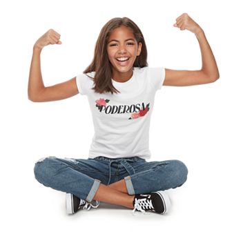 Girls' Gonzales Poderosa Painted Roses Tee