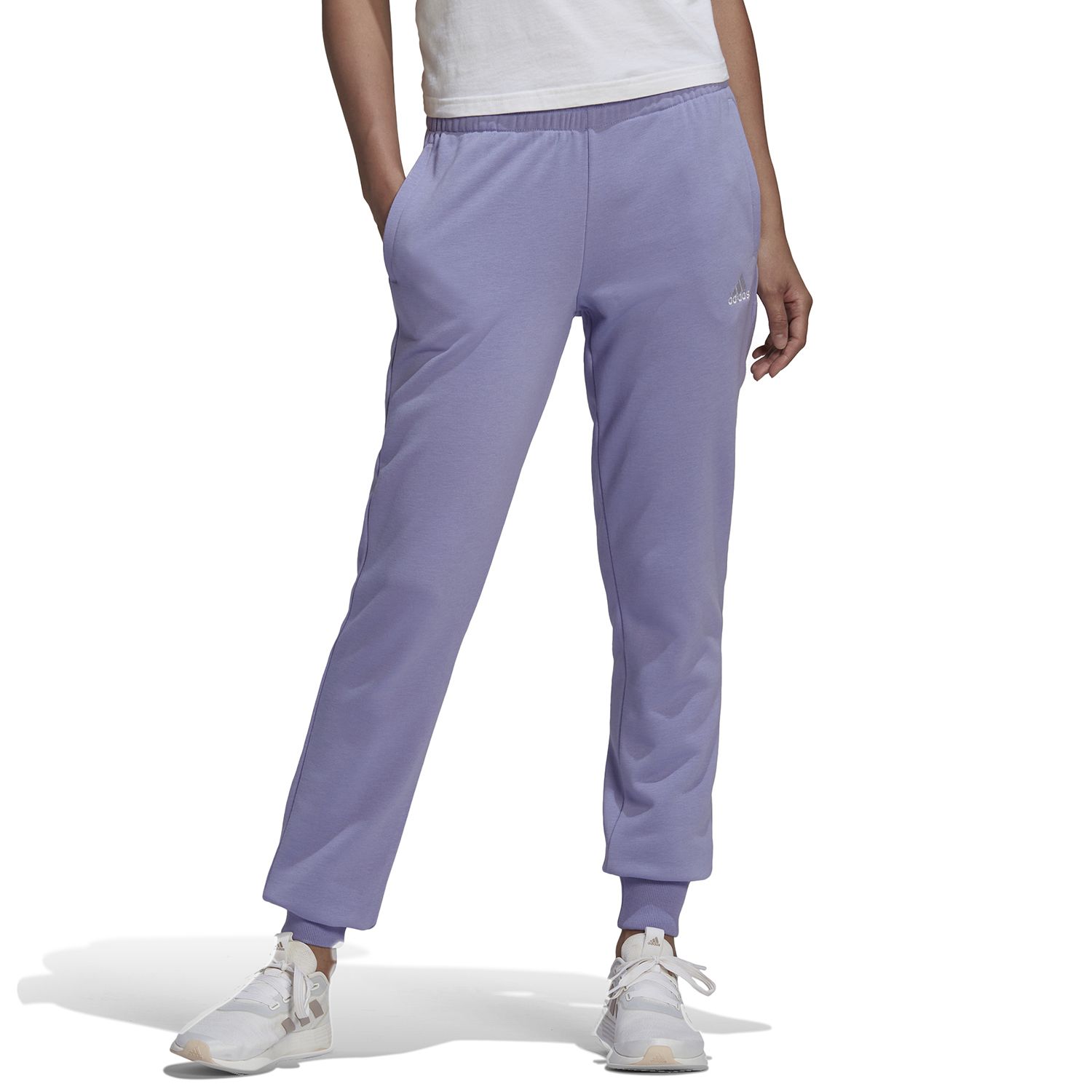 lavender adidas joggers