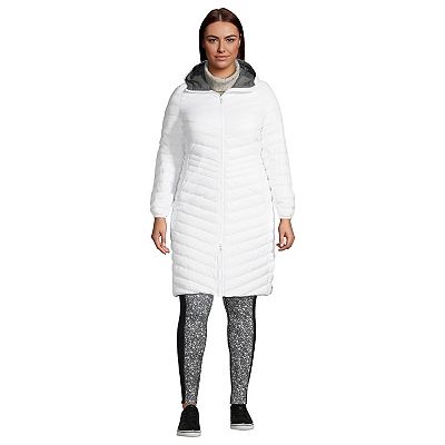 Petite Plus Size Lands End Hooded Wanderweight Ultralight Packable Down Coat