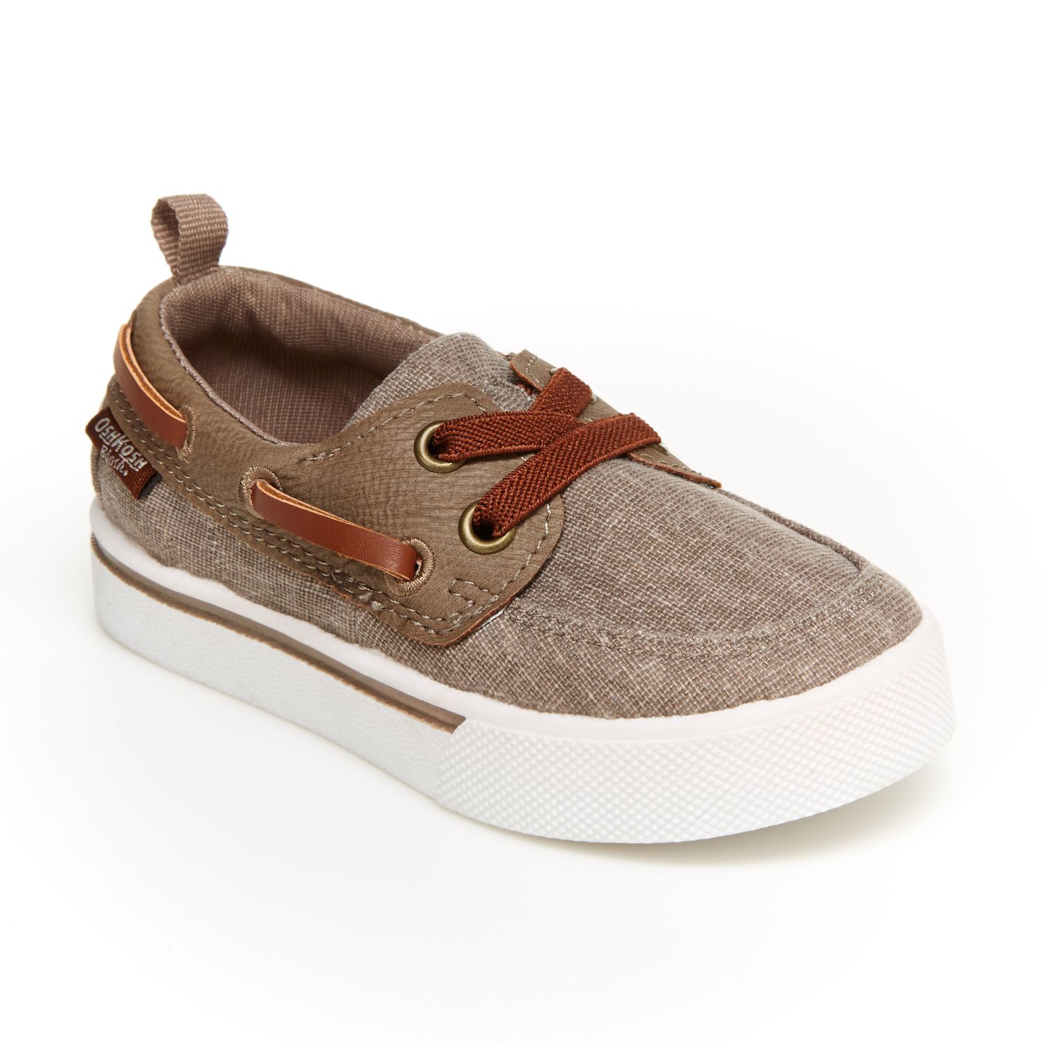 boys tan boat shoes