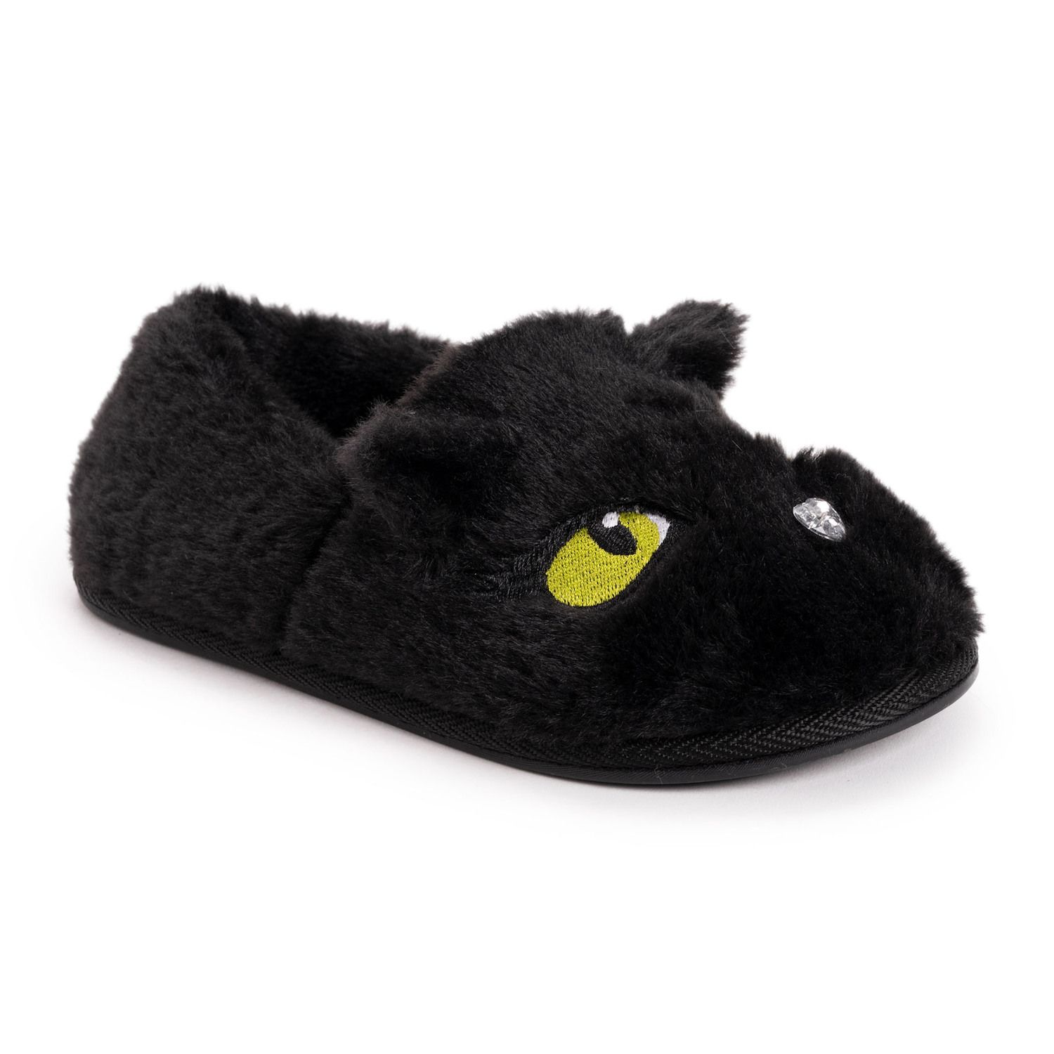 black cat slippers