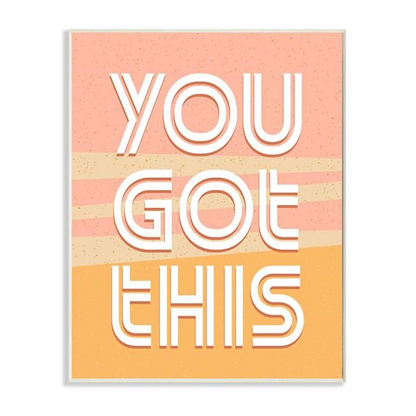 Stupell Home Decor You Got This Quote Motivational Confidence Phrase