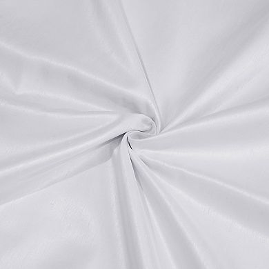 EFF Ruched Vintage Textured Faux Dupioni Silk Window Curtain