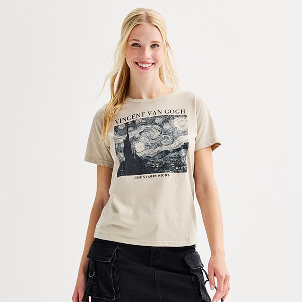 Juniors' Vincent van Gogh The Starry Night Tee