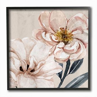 Stupell Home Decor Pink Poppy Petals Organic Soft Spring Florals Wall Art