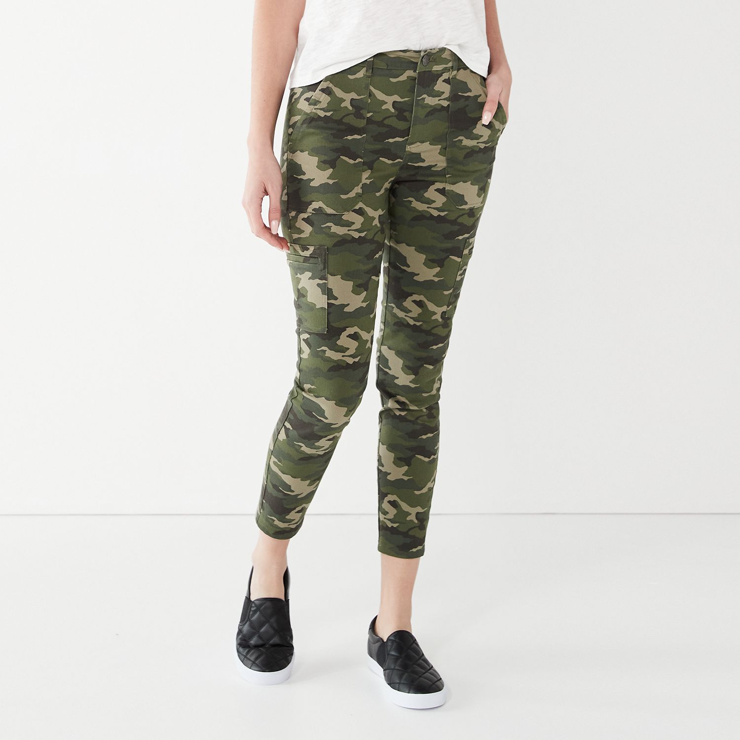 womens cargo pants kohl's