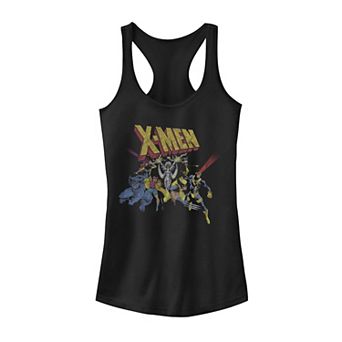 Juniors' Marvel X-Men Group Shot Distressed Vintage Poster Tank Top