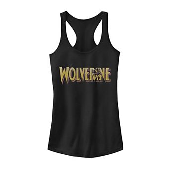 Juniors' Marvel X-Men Wolverine Large Chest Text Tank Top