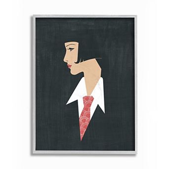 Stupell Home Decor Retro Pop Female Portrait Wall Art