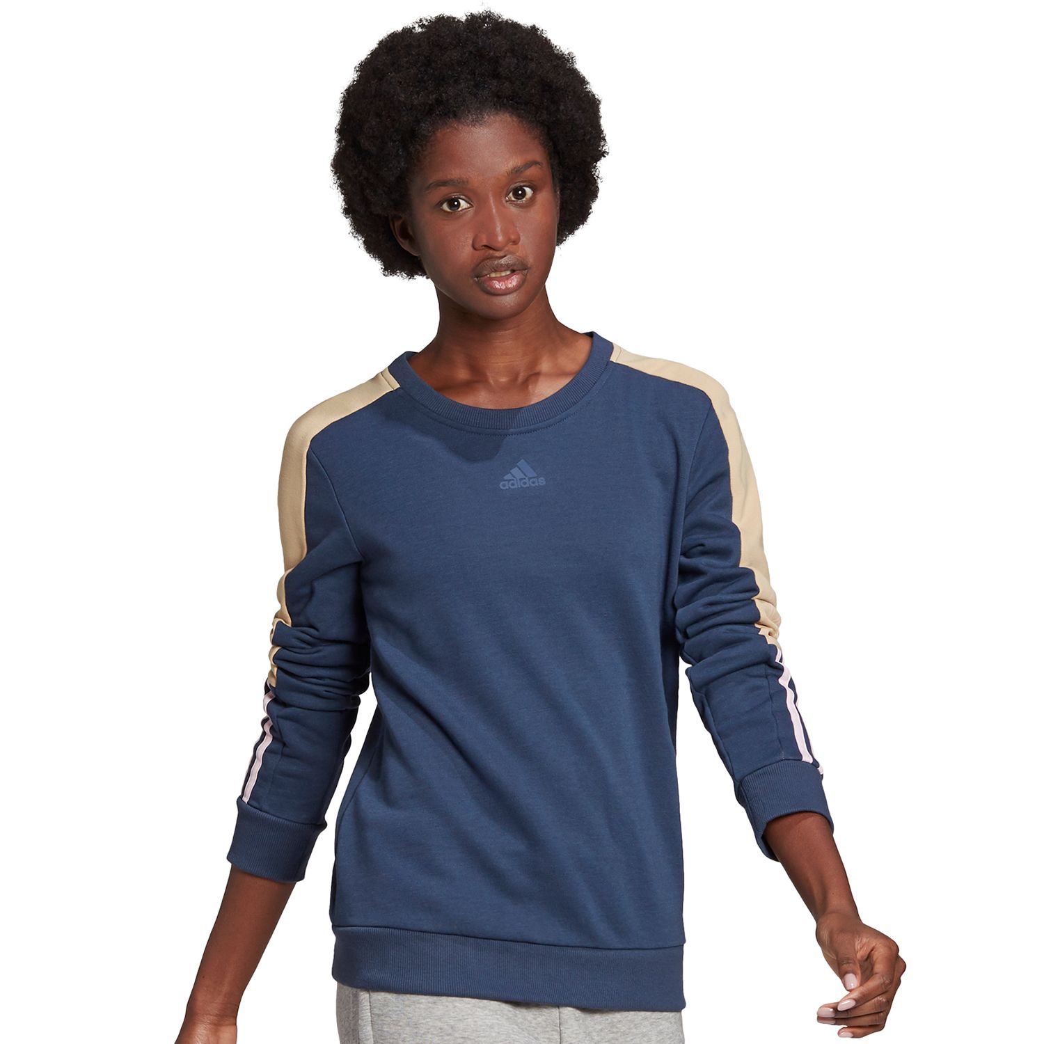 blue adidas outfit women's