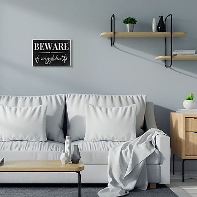 Stupell Home Decor Beware of Wigglebutts Wall Art